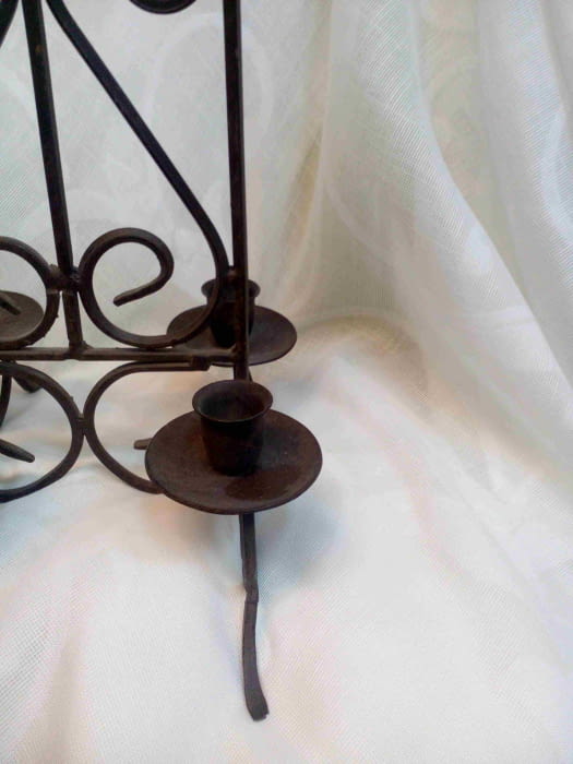 CANDELABRO HIERRO FUNDIDO - 1