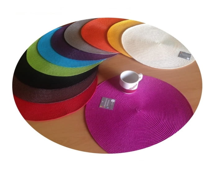 SALVAMANTELES REDONDO negro