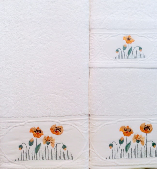 JUEGO TOALLAS BLANCAS - 2