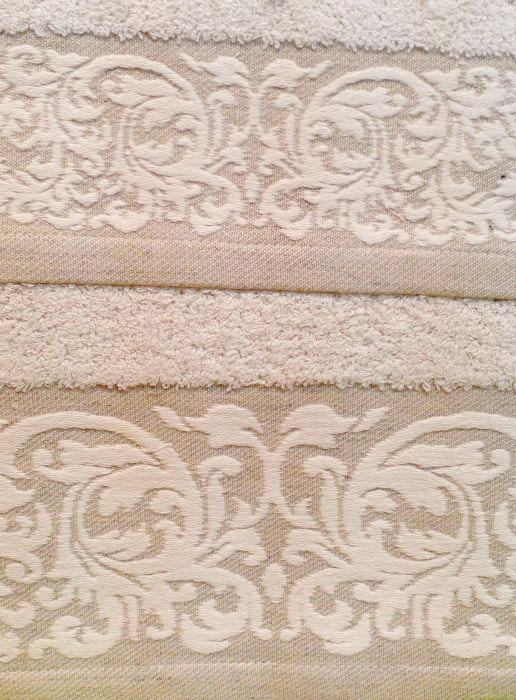 JUEGO TOALLAS BEIGE - 1