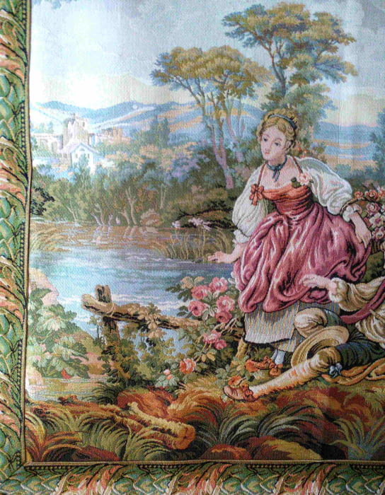 TAPIZ DE ARTE PAREJA 75 x 75 cm - 1