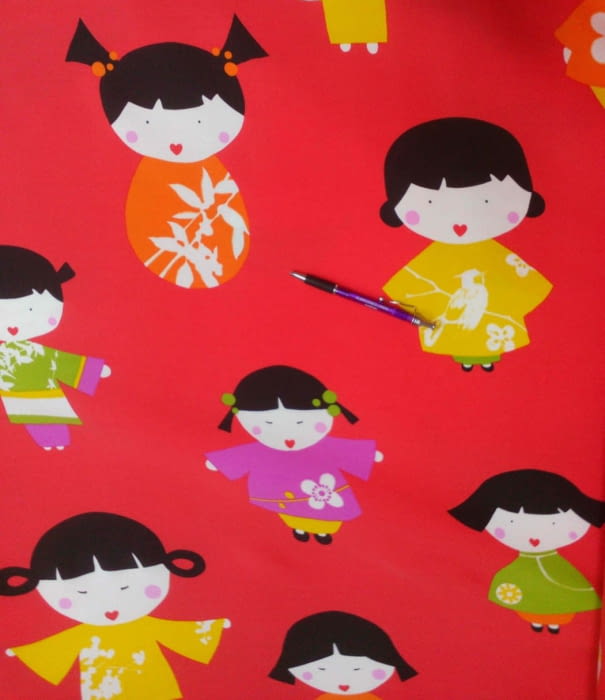 OFERTA DEL MES!! TELA  MUÑECA JAPONESAS 280 - 4