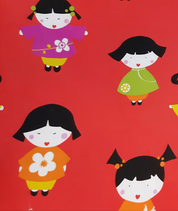 OFERTA DEL MES!! TELA  MUÑECA JAPONESAS 280 - 5