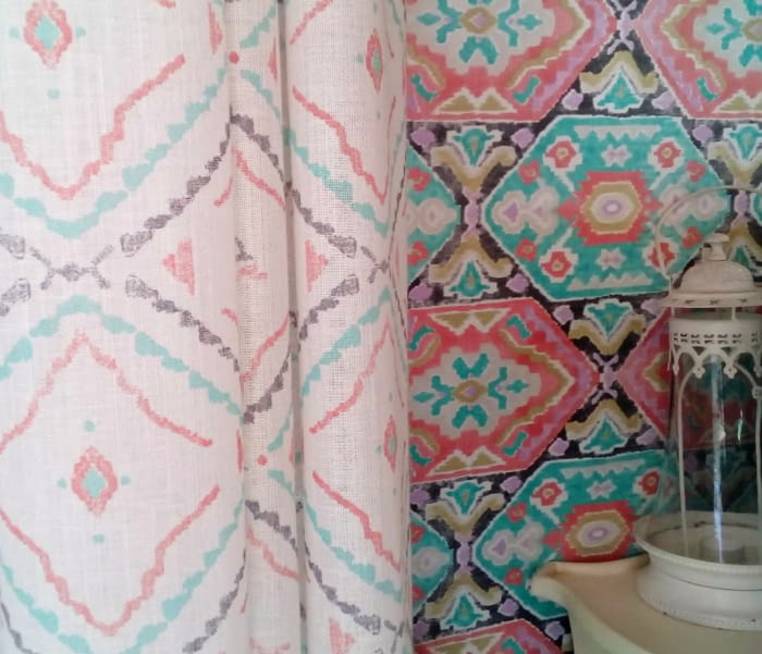 Tela lenguas mallorquinas turquesa 280 - 1