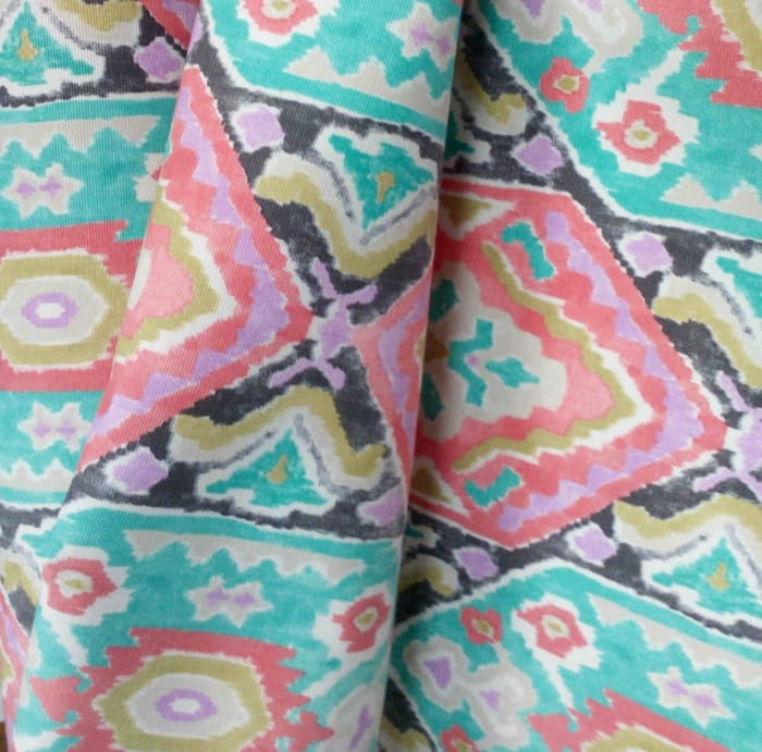 Tela lenguas mallorquinas turquesa 280 - 2