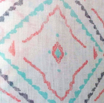 TELA VISILLO lino rombos - 2