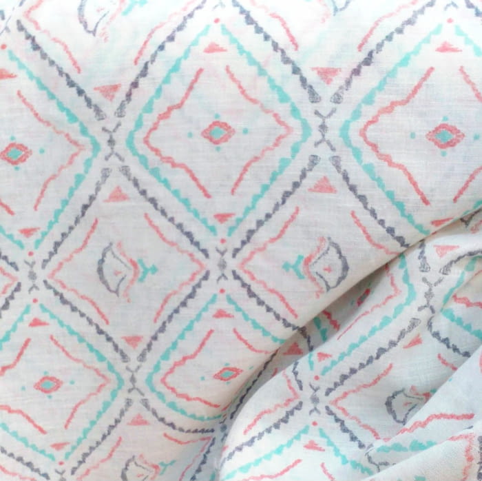 TELA VISILLO lino rombos - 3