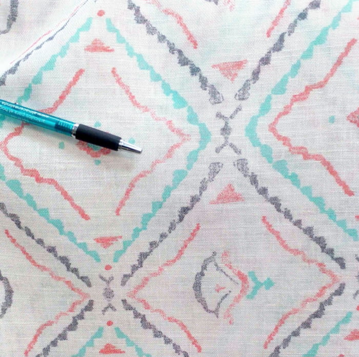 TELA VISILLO lino rombos - 4