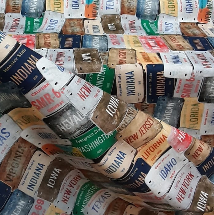 Tela loneta matrículas 280 - 3