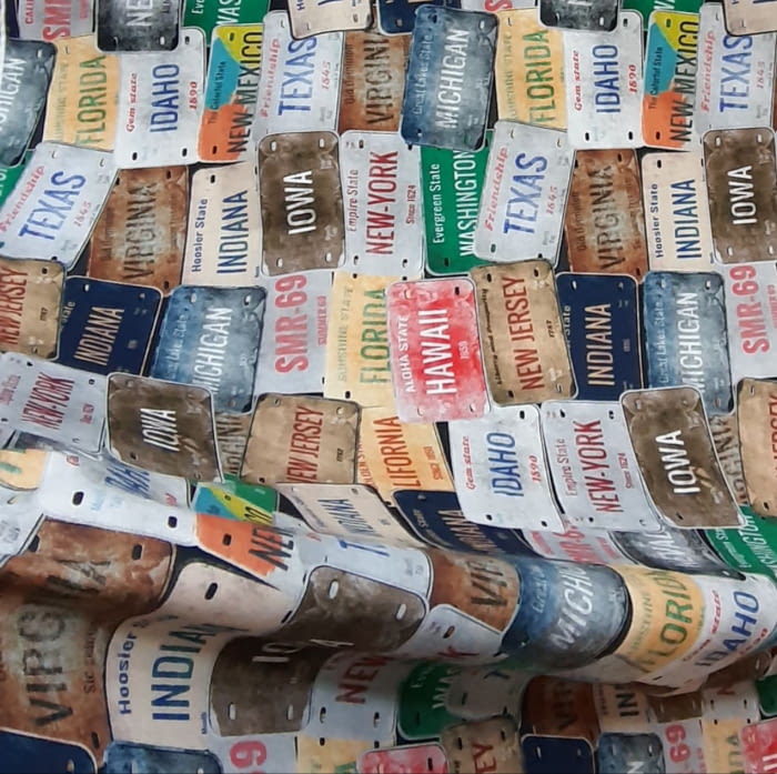 Tela loneta matrículas 280 - 5