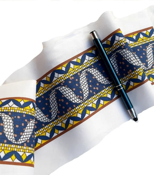 Greca azul amarilla - 2