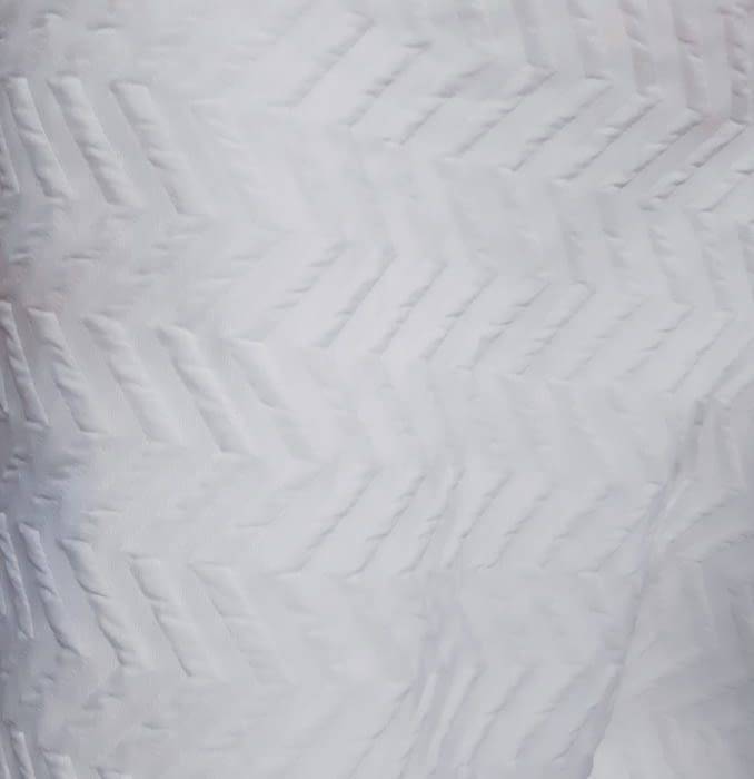 Piqué blanco zig zag - 3