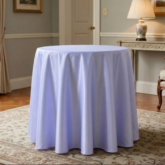 Faldilla raso lila: 206 cm