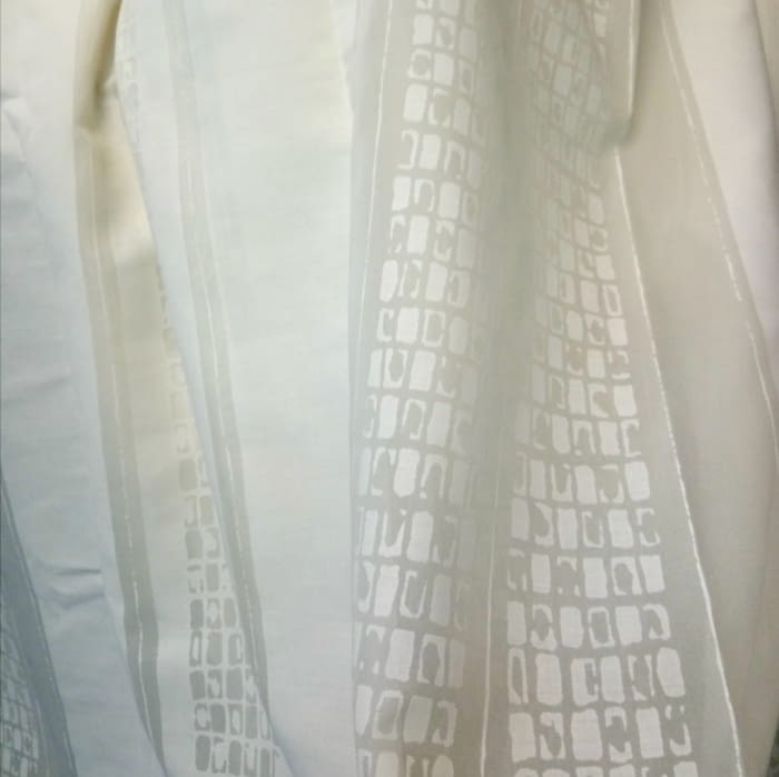 Visillo cuadritos. 1,40 x 2,80 m = 12,99 € - 4