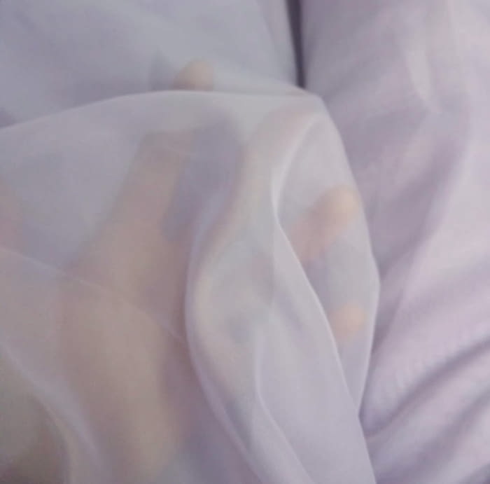 Tela visillo voile lila - 3