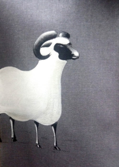 Tela cretona ovejas 138 x 280 cm - 3