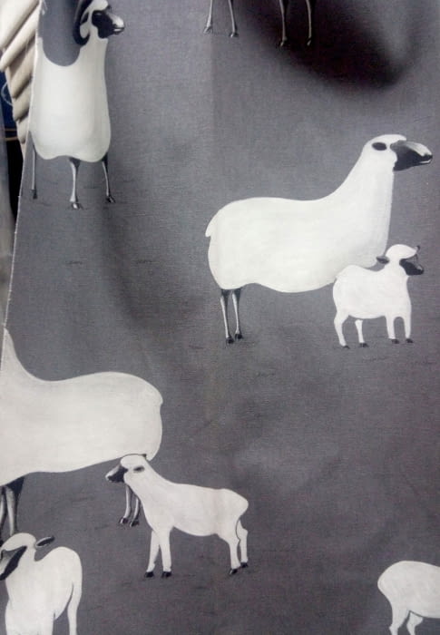 Tela cretona ovejas 138 x 280 cm - 5