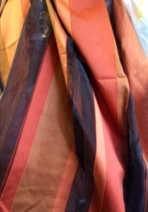 Tela visillo seda caldero - 1