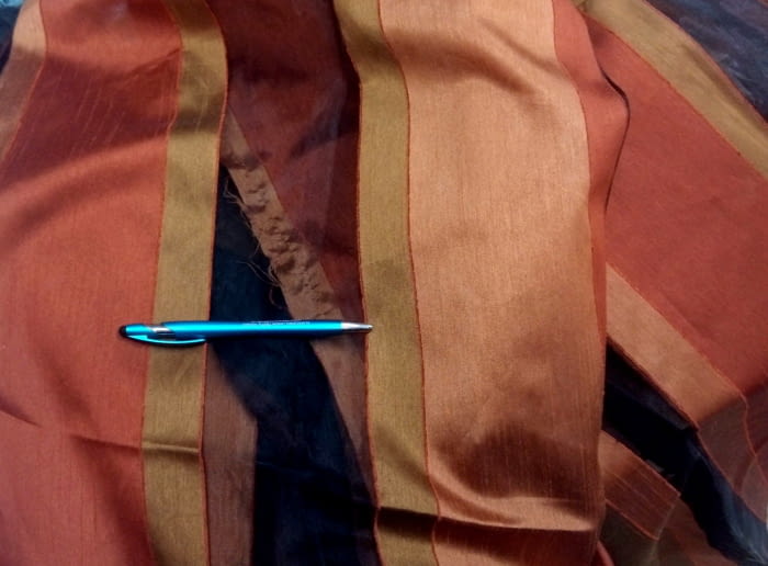 Tela visillo seda caldero - 2