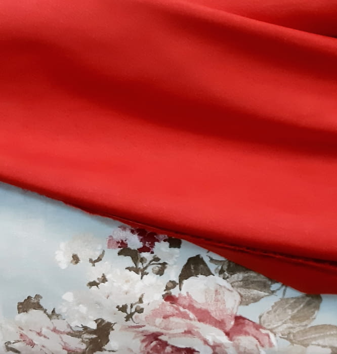 Tela Loneta roja - 2