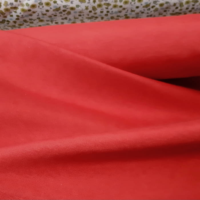 Tela Loneta roja - 3