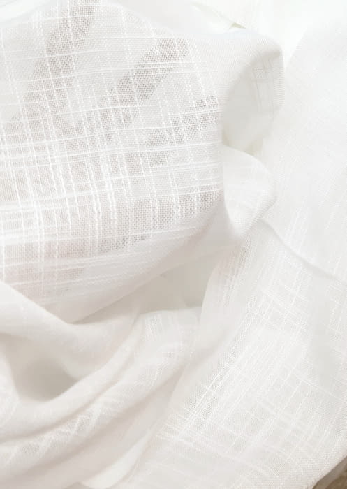 Tela visillo Venice 15% lino rústico natural - 5