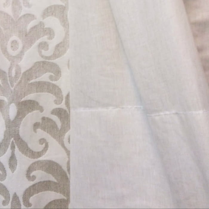 Tela visillo arena bajo - 1