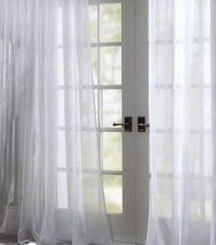 Tela visillo voile blanco