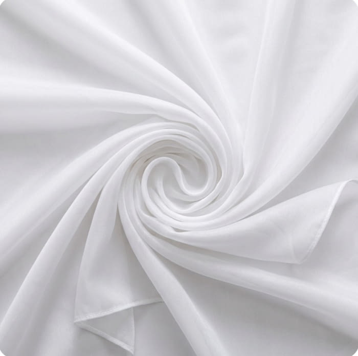 Tela visillo voile blanco - 1