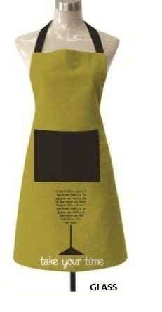 Delantal glass verde