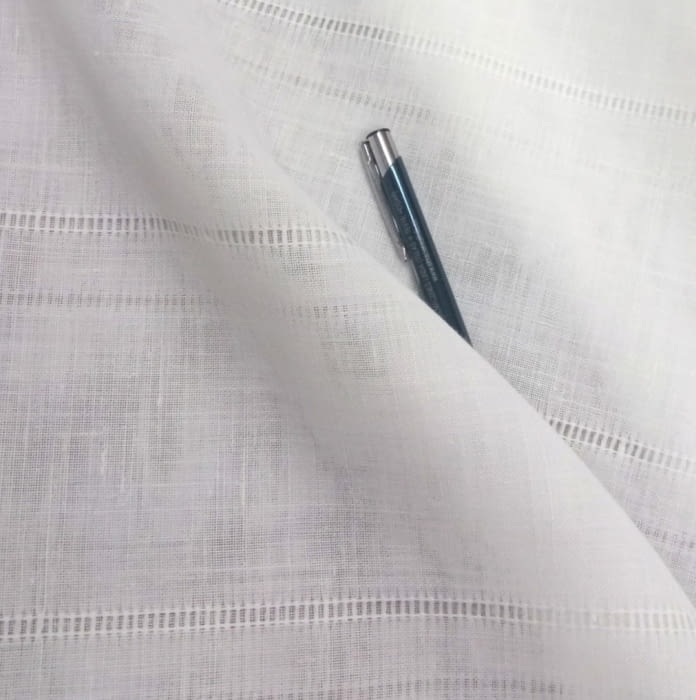 Tela visillo lino vainicas - 2