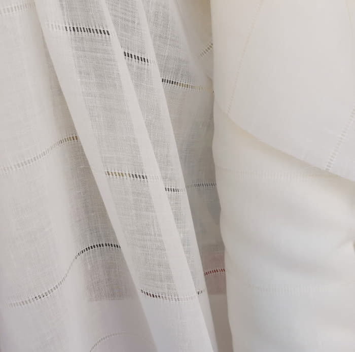 Tela visillo lino vainicas - 5