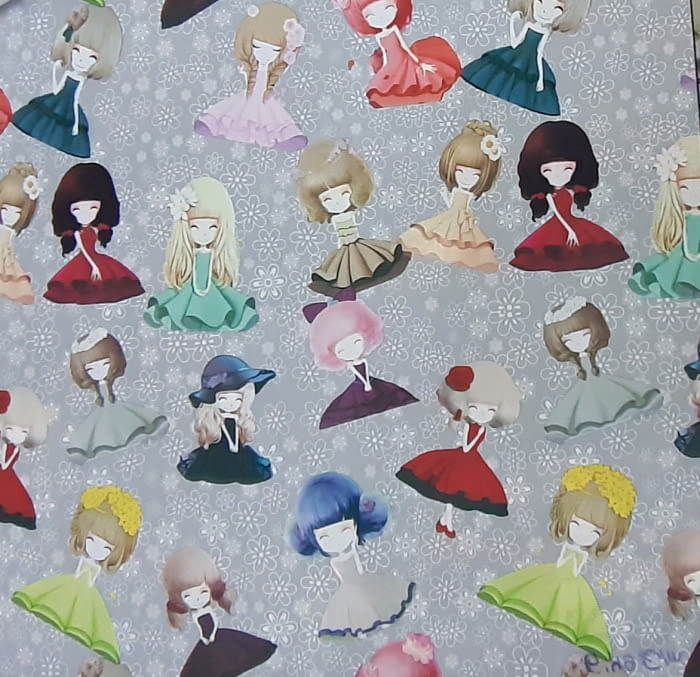 Tela PVC textilfy muñecas