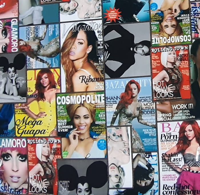 Tela mantel textilfy PVC  revistas