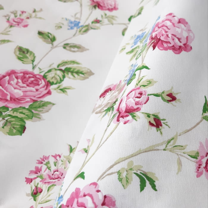 Cretona flores rosas 280 - 1