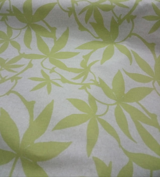 Tela resinada hojas pistacho - 3