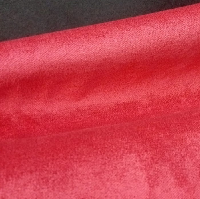 Tela chenilla rojo frambuesa Ridó - 4