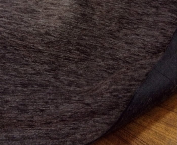 Tela chenilla marrón chocolate - 1