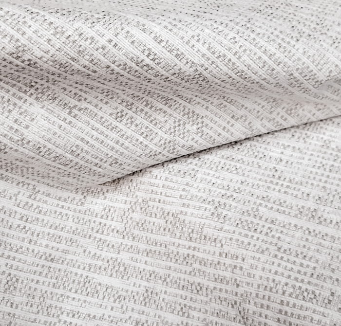 Tela chenilla blanco topo - 1