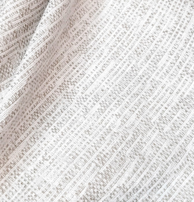 Tela chenilla blanco topo - 2