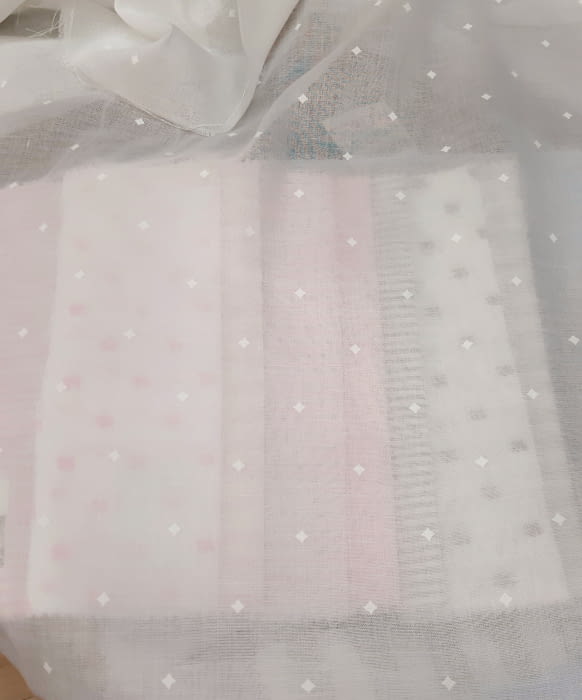 Tela visillo plumeti rombo - 5