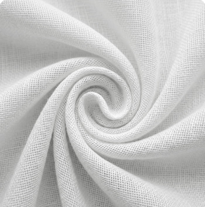Tela visillo 40% lino blanco Ibiza