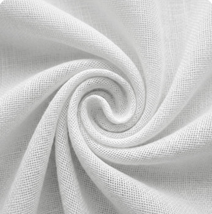 Tela visillo 40% lino blanco Ibiza