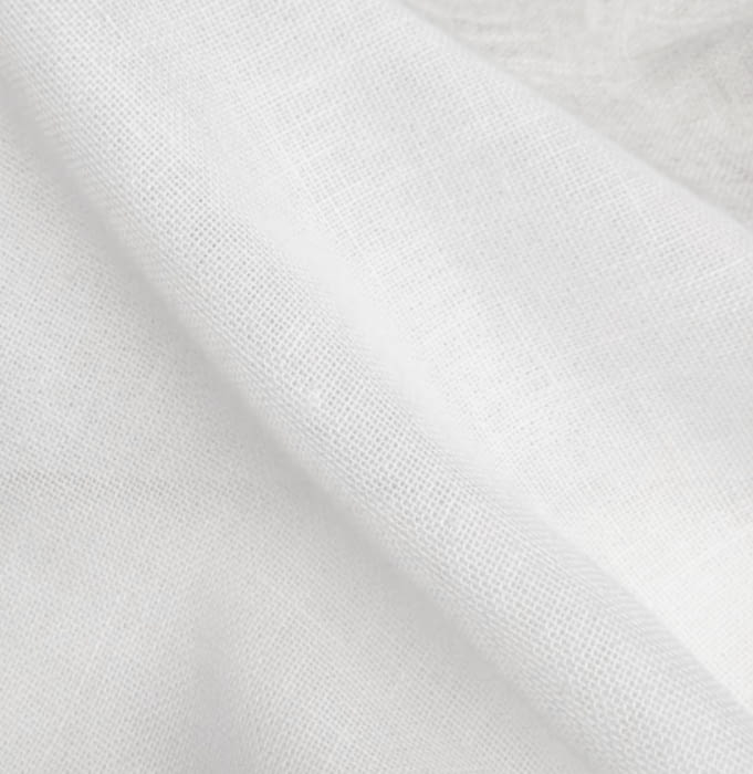 Tela visillo 40% lino blanco Ibiza - 4