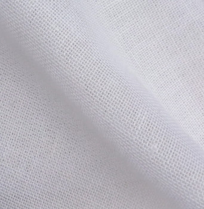 Tela visillo 40% lino blanco Ibiza - 5