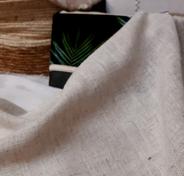 Tela visillo Venice rústico color15%  lino