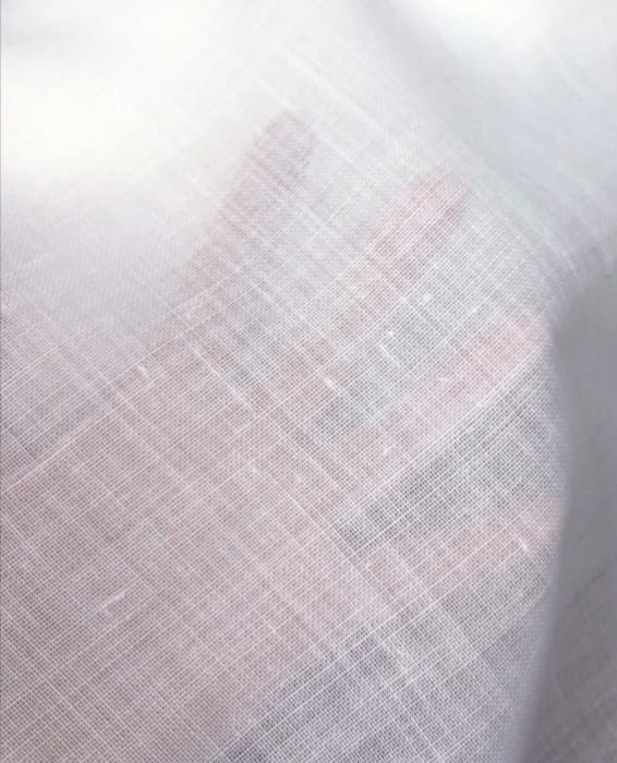 Tela visillo Gran lino 30% blanco óptico - 4