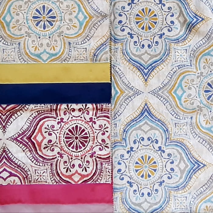 Telas dibujos arabescos 280 - 1