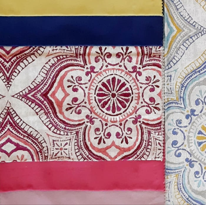 Telas dibujos arabescos 280 - 3