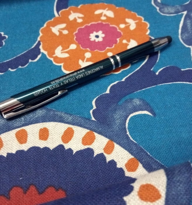 Tela estampada azul 280 - 1